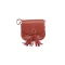 CARTERA SIENNA CON FLECOS BORDEAUX