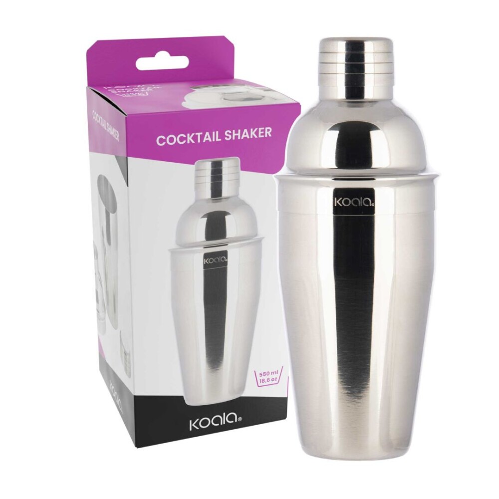 Coctelera con tapa 550 ml colador KOALA Coctelera con tapa 550 ml colador KOALA