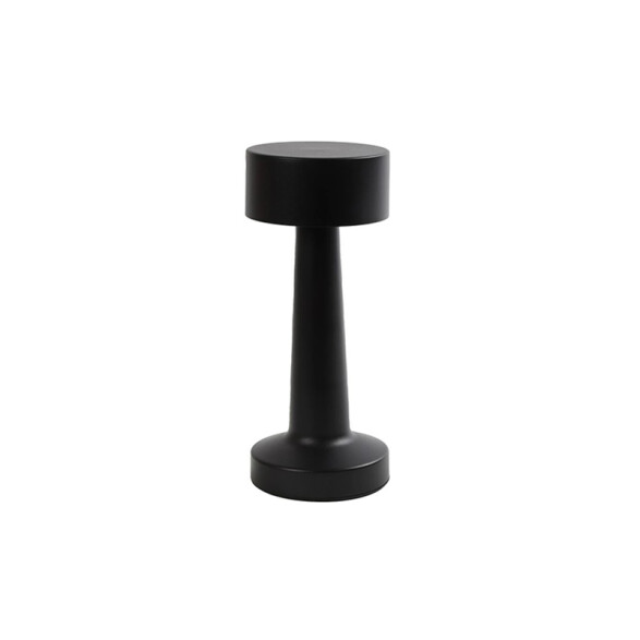 Lámpara de mesa LED negra inalámbrica USB-C cálida AI9850