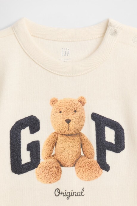 Body Logo Gap Bebé Ivory Frost