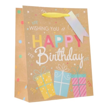 Bolsa Top Mediana Happy Birthday Regalos