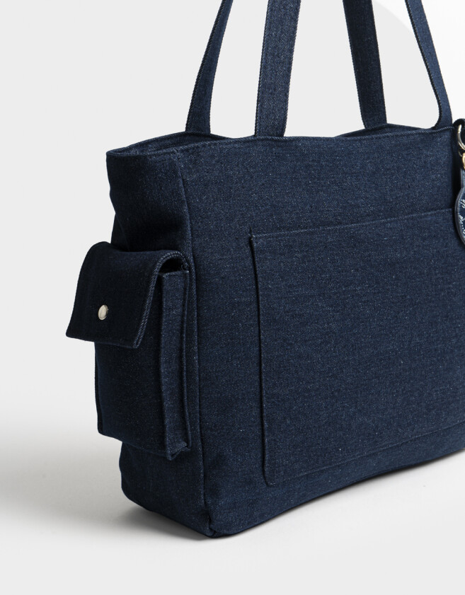 Shopper Carteras De Mano - Azul Gastado