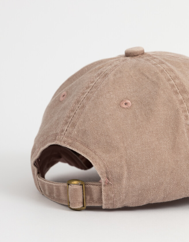 Caps Deportivo Gorra Con Bordado Lateral - Rosa Viejo