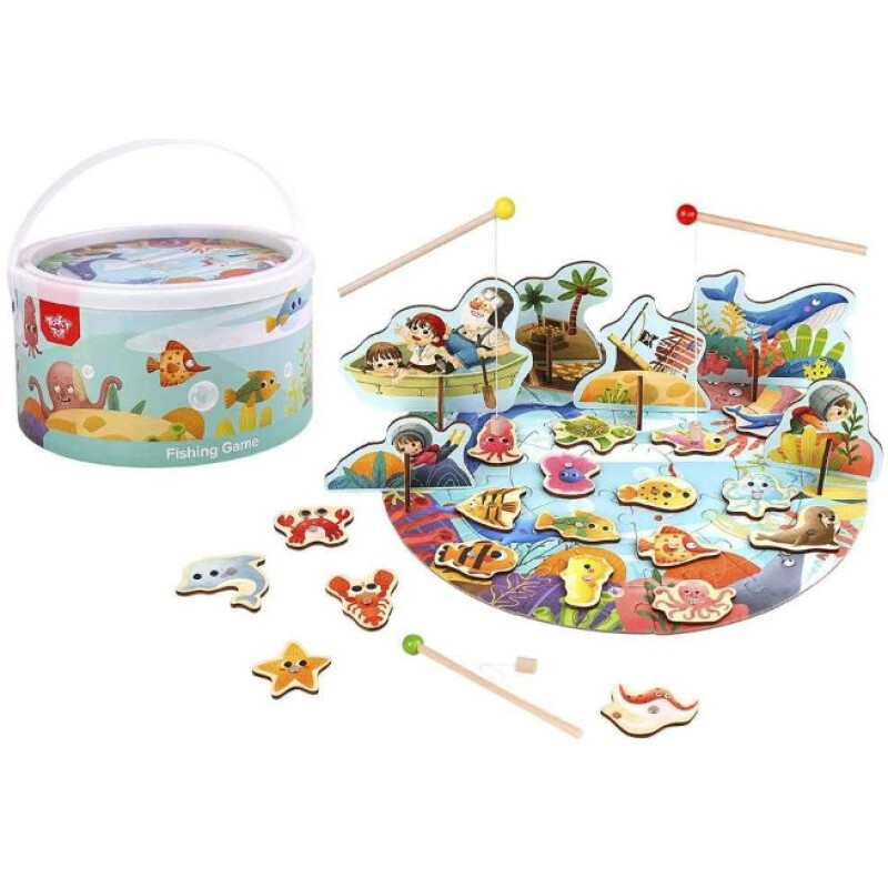 Juego de pesca y puzzle Juego De Pesca Y Puzzle