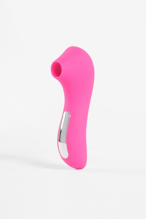 Succionador vibrador máxima potencia fucsia