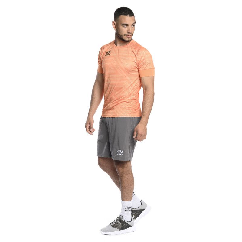 Remera - Umbro Tshirt Pro Active Ad de Hombre - 20104420 Naranja-blanco