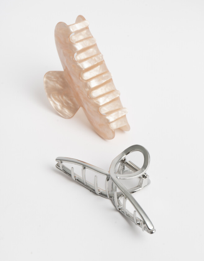 Broches Sets Carey Set De Broches - Combinacion Bicolor
