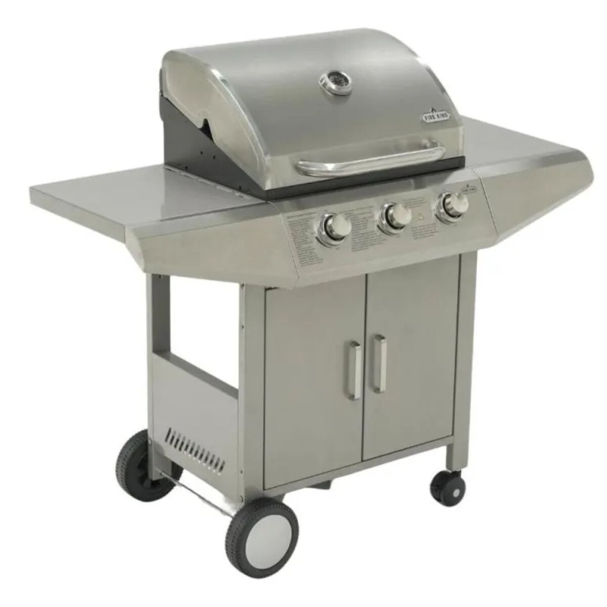Parrilla Barbacoa A Gas Fire King KYQL23 con ruedas 