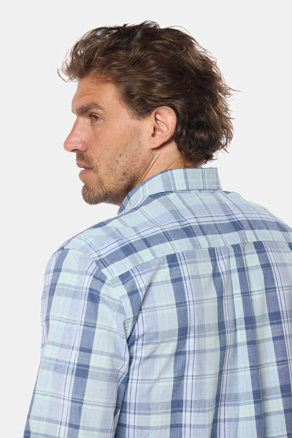 CAMISA A CUADROS Verde