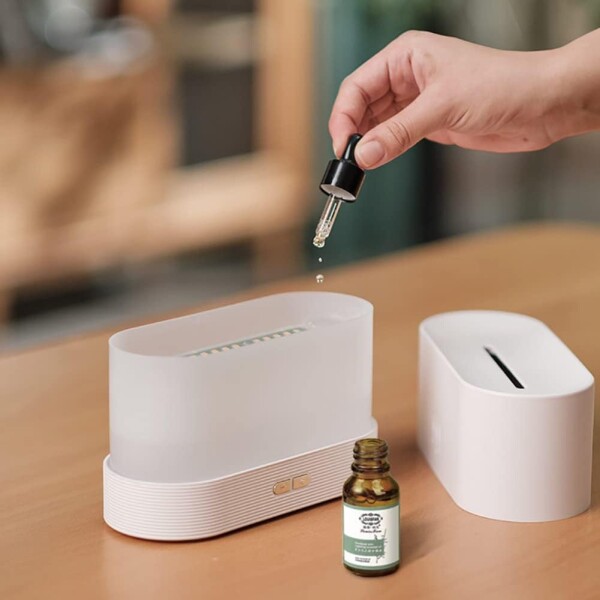 Humidificador Difusor Aromatizador Vaporizador USB Dellorean Variante Color Blanco