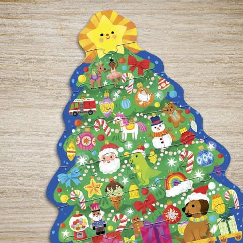 Puzzle Crocodile Creek 24 Piezas Árbol de Navidad 40 x 50 cm U