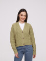 Cardigan Buttoli Verde Oliva Claro