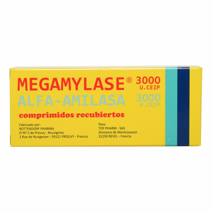 MEGAMYLASE CJ X 12 COMPRIMIDOS única