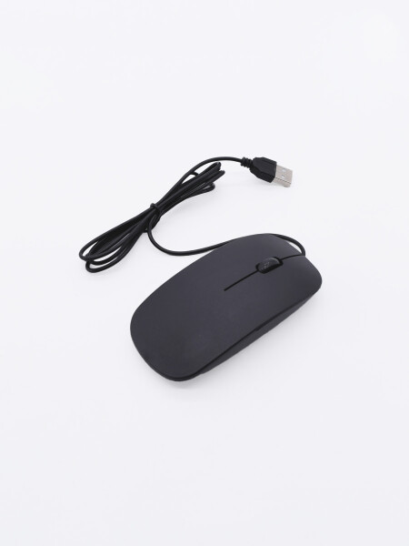 MOUSE CABLE NEGRO (V)