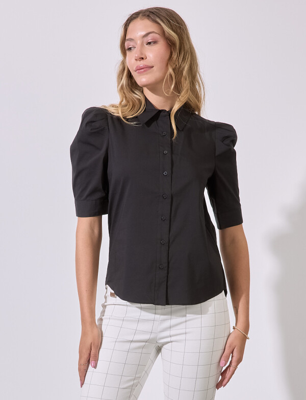 Camisa Algodón NEGRO