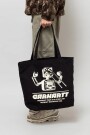 Canvas Graphic Tote Negro