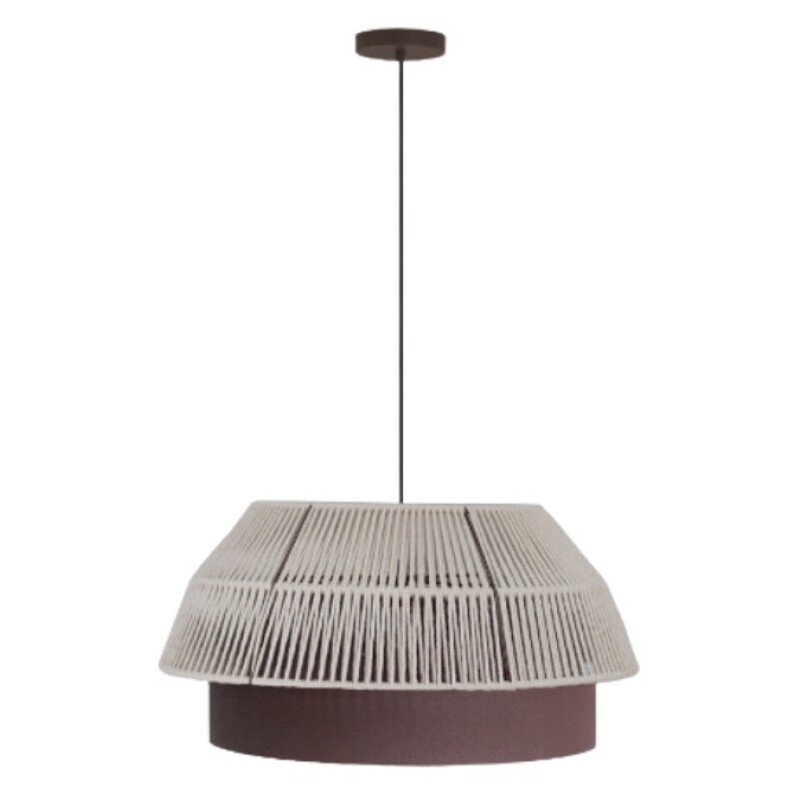 COLGANTE GAIA 50CM MARRON MACRAME COLGANTE GAIA 50CM MARRON MACRAME