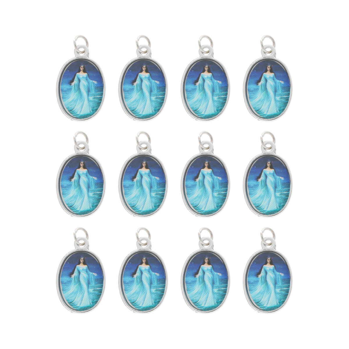 MEDALLAS DE SANTOS 2CM X20 UNIDADES - Gp121/iemanja 