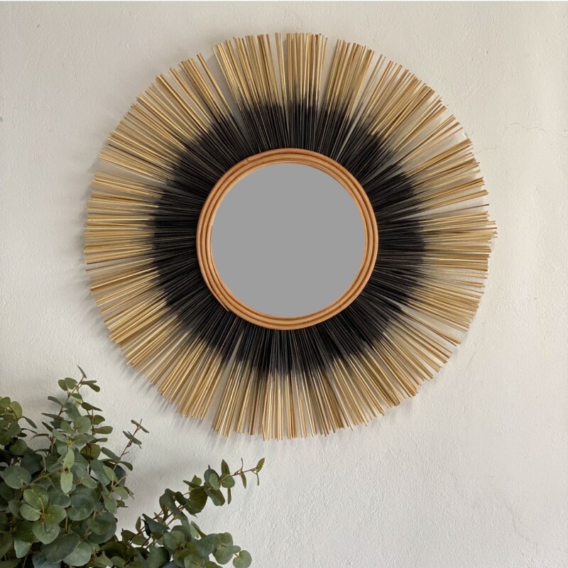 ESPEJO REDONDO EN RATÁN GXRM93 ESPEJO REDONDO EN RATÁN GXRM93