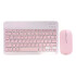 Teclado + Mouse Inalambricos Bluetooth Ultra Finos Elegantes Color Rosa