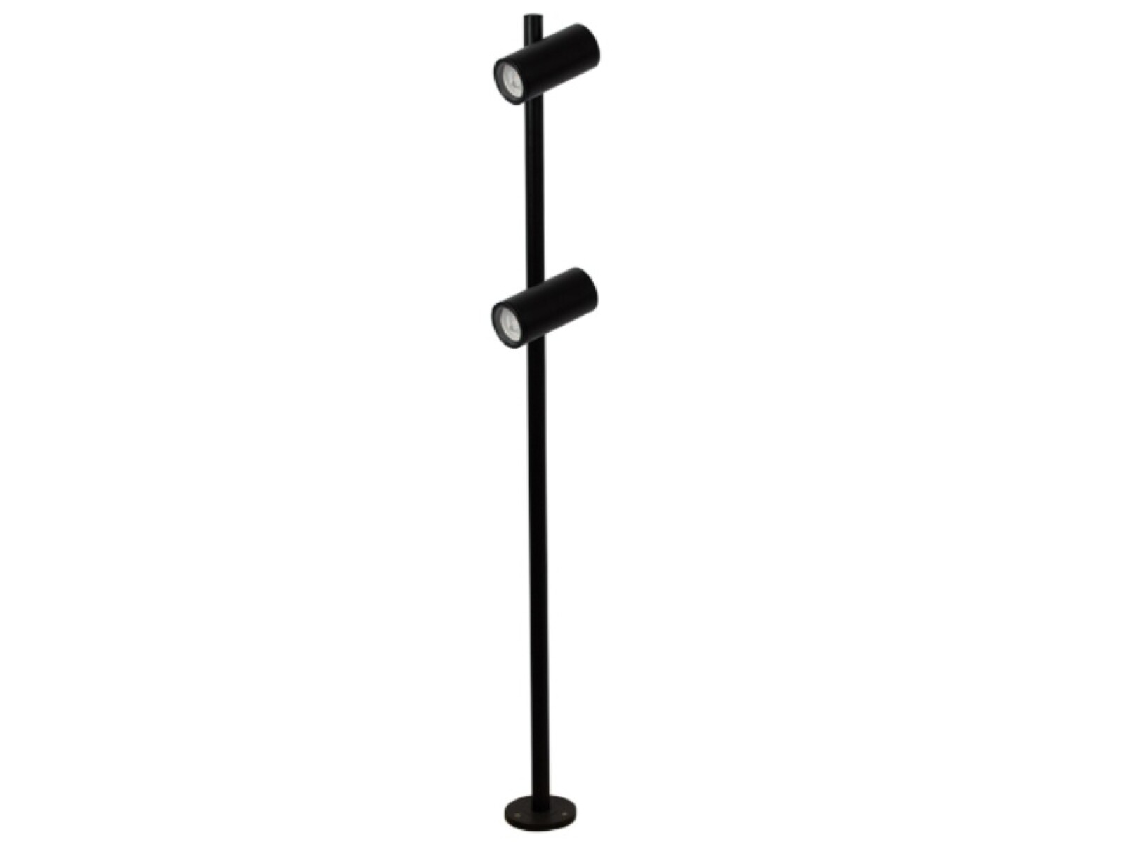 LUMINARIA DE PISO GUBEN 1.10M 2XGU10 NEGRO OPACO 