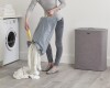 Cesta de lavandería con doble compartimento 90L Tota Gris