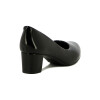 Zapato Mujer Beira Rio Verniz Taco Cuadrado Negro