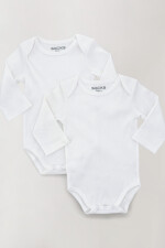 Set x 2 bodies m/l rib lisos Blanco