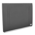 RESPALDO TAMISA VELUDO CINZA 8x125x140 Respaldo Tamisa Veludo Cinza 8x125x140
