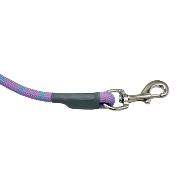 Correa Perro 110Cm Reforzada Cuerda Ergonomica Hasta 60 Kg Variante Color Lila