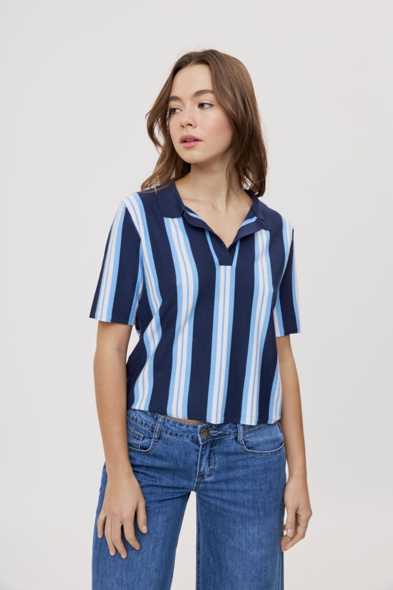 REMERA FEVORA Azul Marino