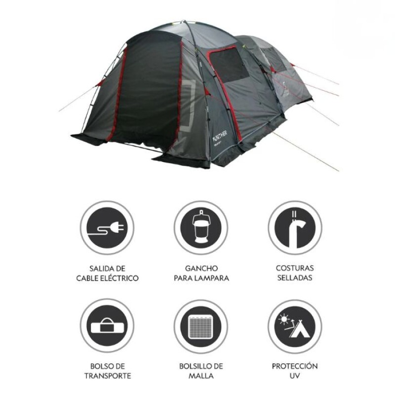 Carpa Trakker 6 Personas Nat Geo Carpa Trakker 6 Personas Nat Geo