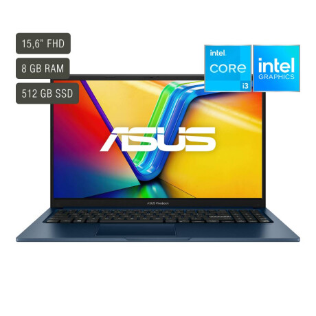 Notebook ASUS VIVOBOOK 15 I3-1215U 8GB/512GB/15.6/W11 Azul