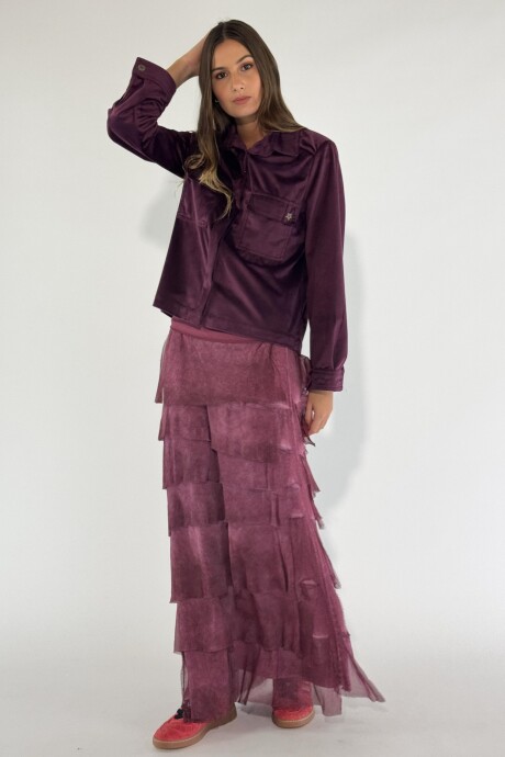 POLLERA GIULIANA Bordeaux