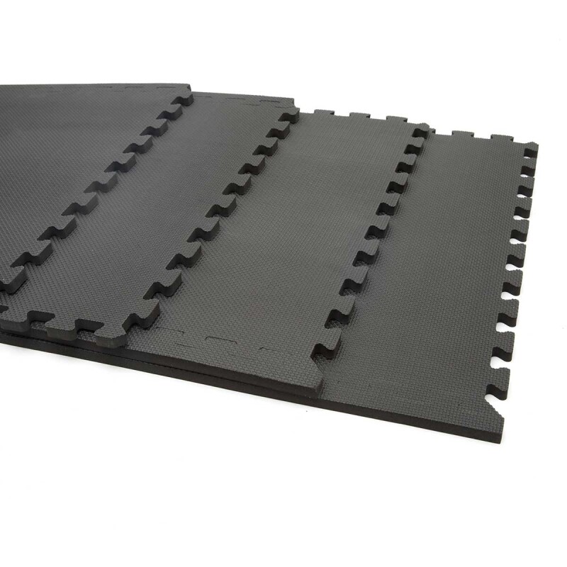 PISO TATAMI GOMA EVA ENCASTRABLE NEGRO 120X120x1,4 CM REEBOK Negro