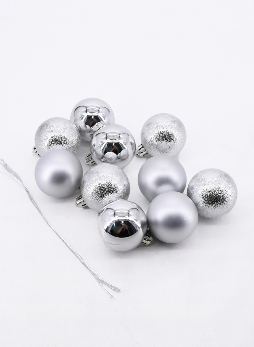 CHIRIMBOLOS 10PCS - PLATEADO 