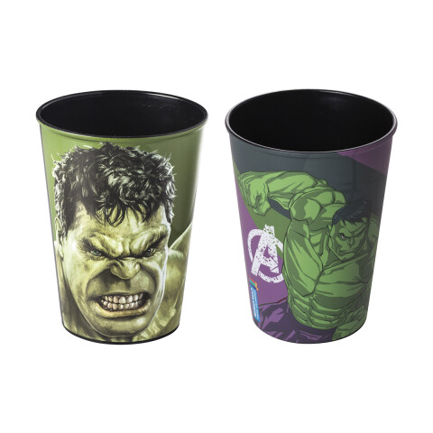 Vaso Plástico 320 ml Hulk Diseños Surtidos