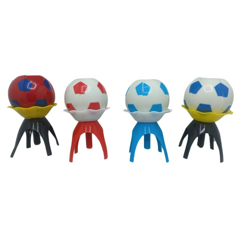 Vela con Forma de Pelota Azul y Blanco