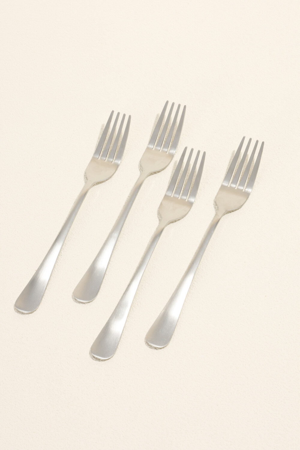 Tenedor Olivo Set 4 Un. Plateado Color Unico