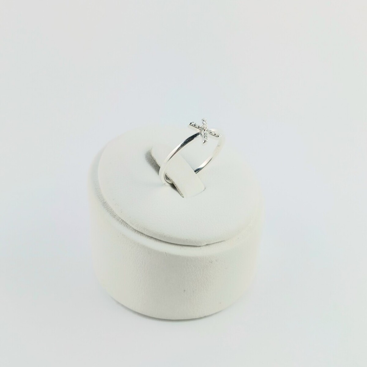 Anillo de Plata 925 con Circonias - Inicial x 7 mm x 6 mm 