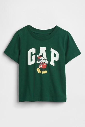 Remera Logo Gap Disney Toddler Niño Evergreen Glamour