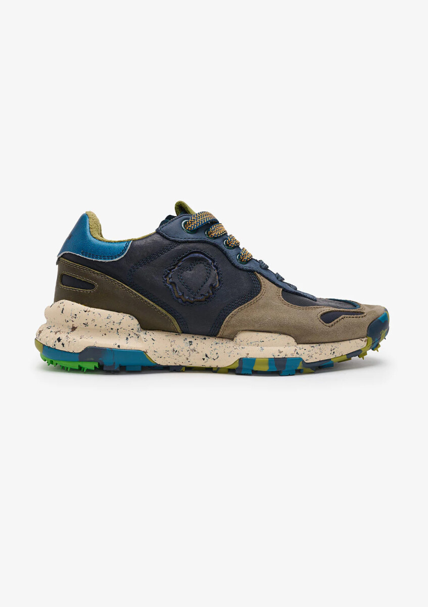 SHOES SATORISAN CHACRONA PULL UP - NAVY 