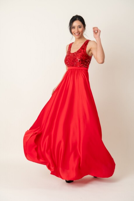 VESTIDO LOTO Rojo