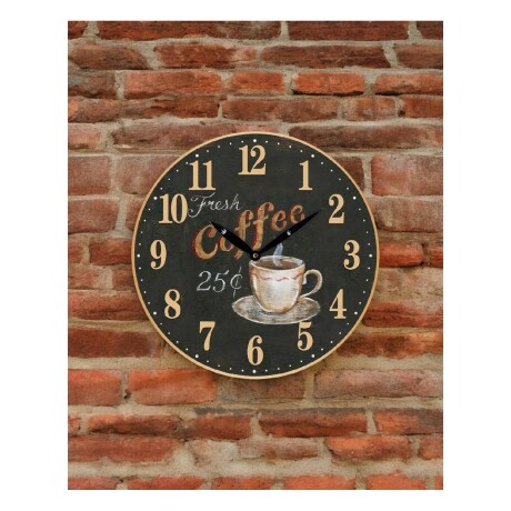 Reloj Analógico de Pared en MDF con Estampado Selecta 29cm Reloj Analógico de Pared en MDF con Estampado Selecta 29cm