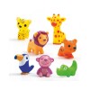 BAÑODJECO Set X7 Jueguitos De Baño Djeco +18m - Savana