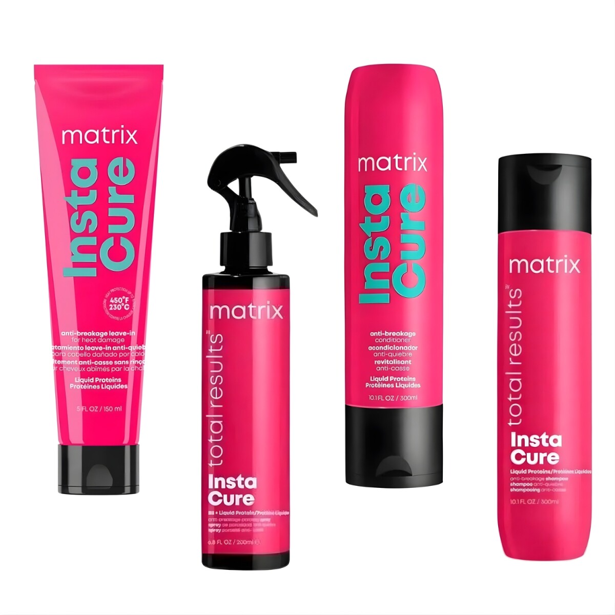 Pack Matrix Total Results InstaCure Para Reparación Y Fortalecimiento Capilar 