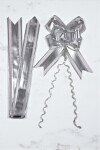 Moño magico grande 5,5 cm x 70 cm PLATA