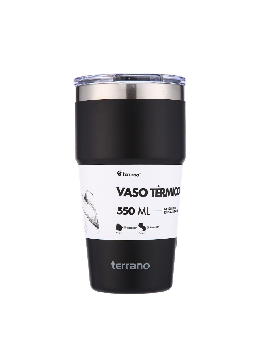 Vaso Térmico No Drops - Negro 
