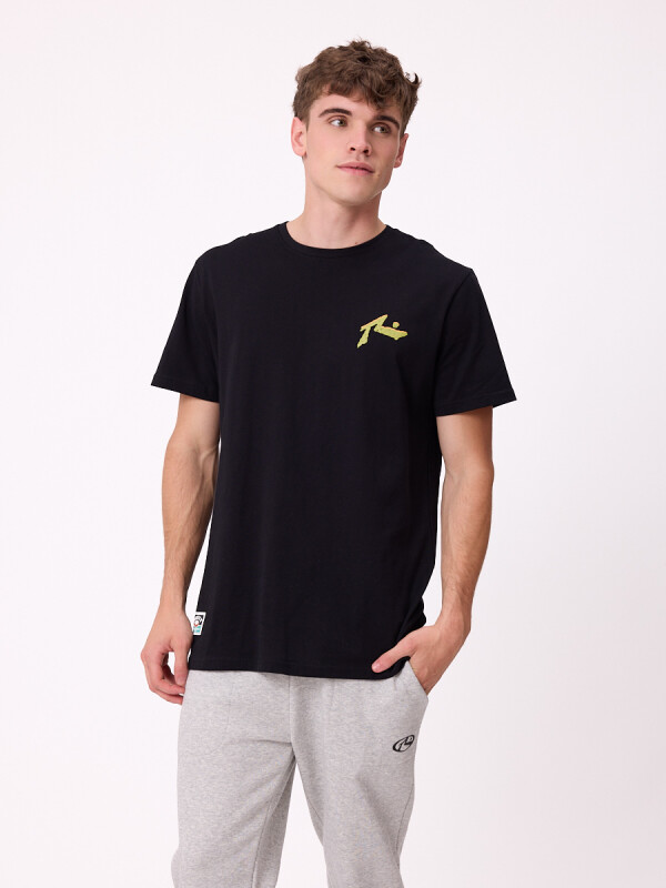 T-SHIRT HAWKER RUSTY Negro