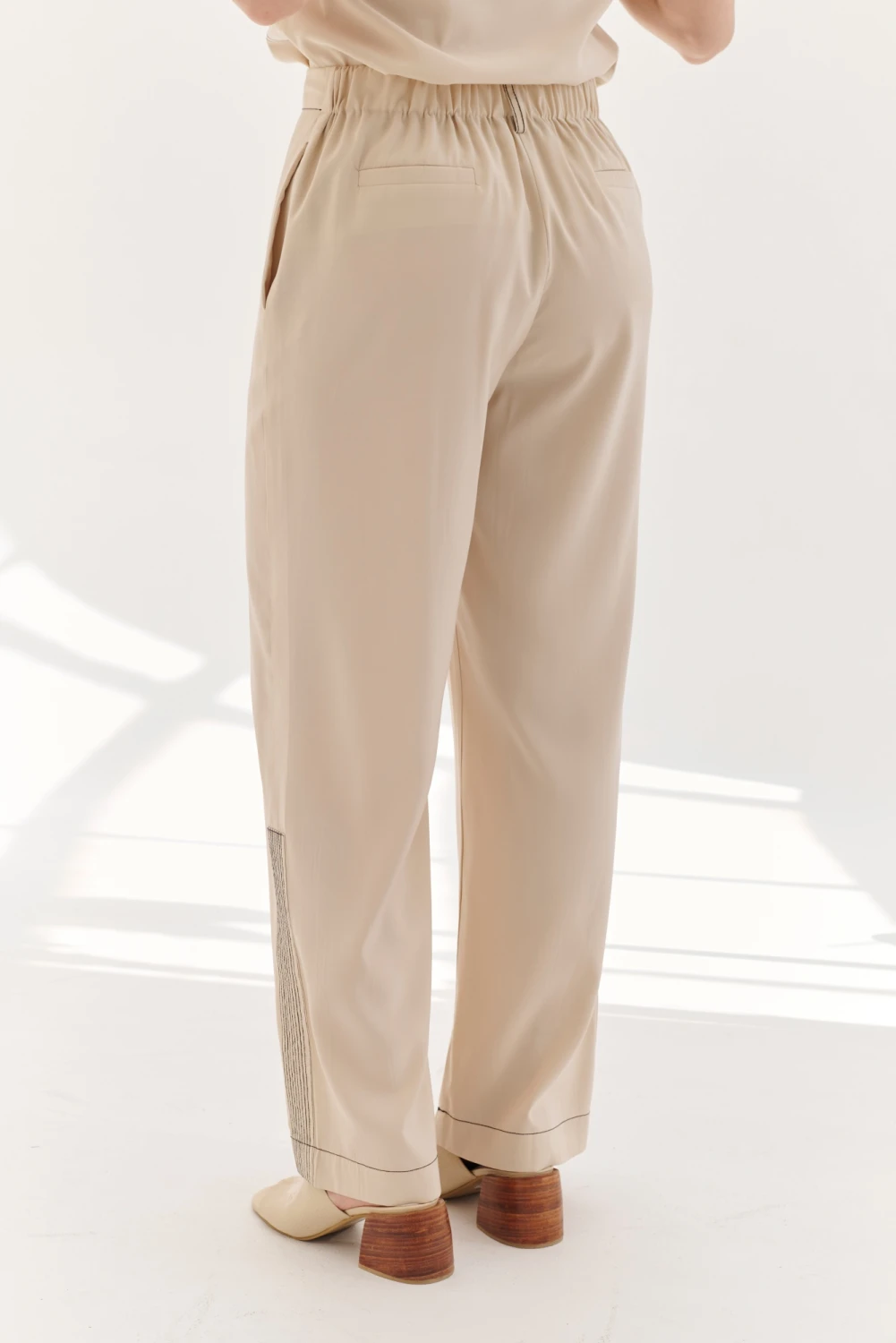 PANTALON ISA beige 1